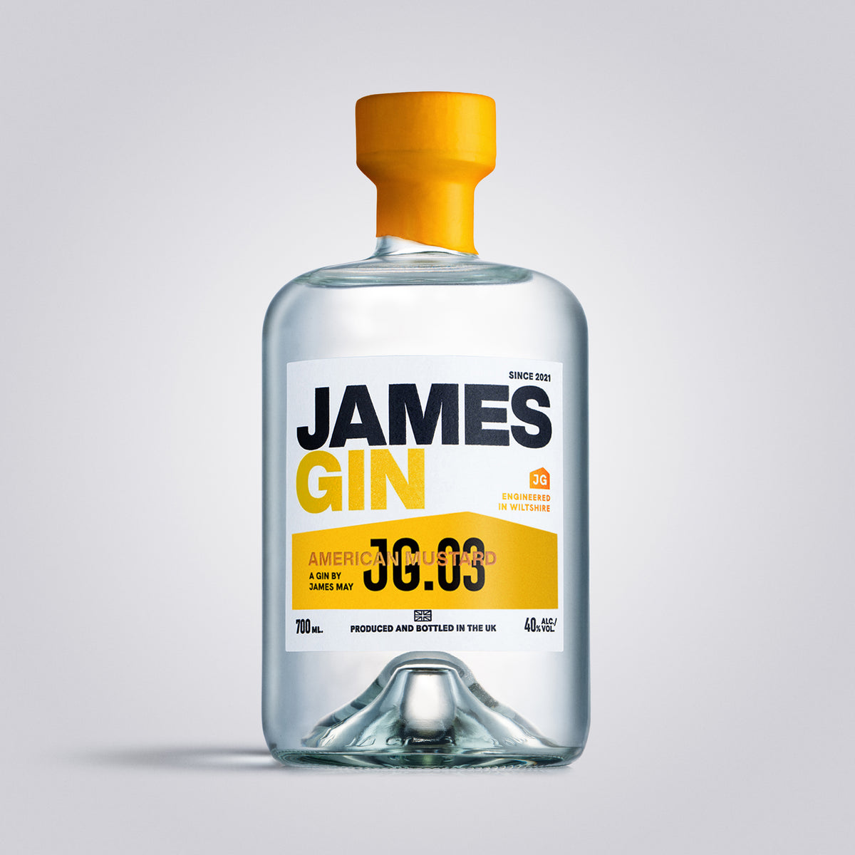 James Gin American Mustard | Award Winning Gin by James May | British Gin made in Wiltshire
