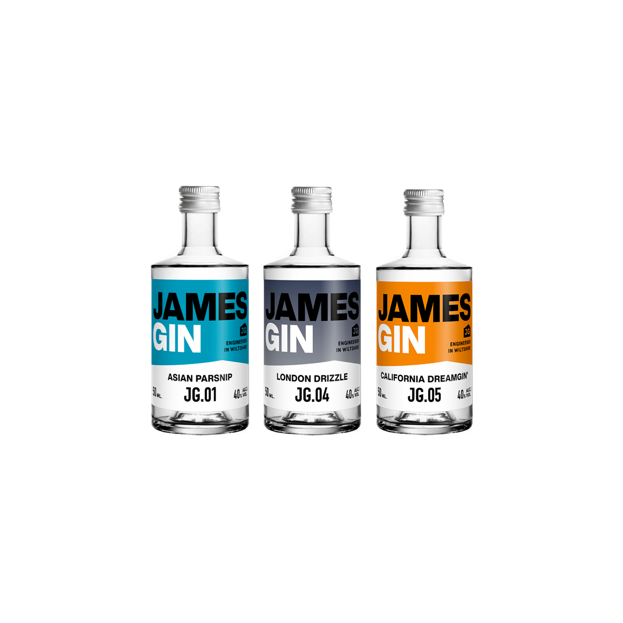 The New James Gin Mini Gift Set