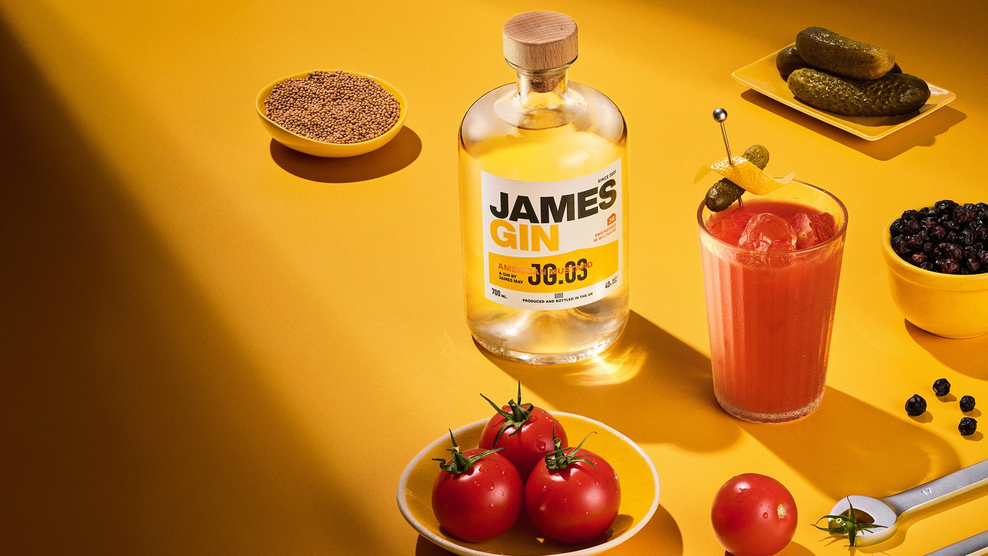 Award Winning Gin by James May | American Mustard Gin